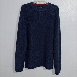 Navy Blue Crew Neck Sweater